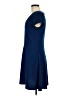 Merona Solid Blue Casual Dress Size M - photo 5