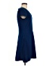 Merona Solid Blue Casual Dress Size M - photo 4