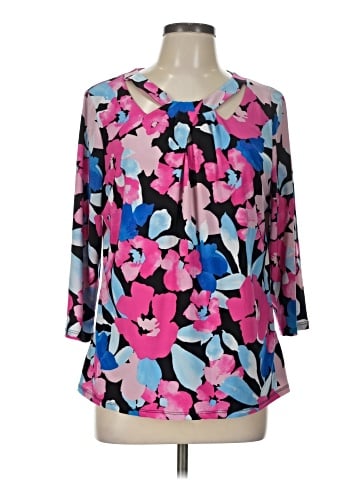 Kasper 3/4 Sleeve Blouse (view 1)