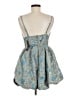 Lulus 100% Polyester Paisley Blue Cocktail Dress Size M - photo 2