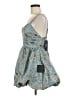 Lulus 100% Polyester Paisley Blue Cocktail Dress Size M - photo 5