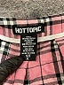 Hot Topic Plaid Pink Casual Skirt Size XL - photo 4