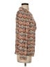 STETSON 100% Rayon Brown Long Sleeve Blouse Size S - photo 4