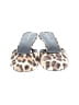 Reformation Animal Print Ivory Mule/Clog Size 7 1/2 - photo 2