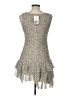 Bali Animal Print Ivory Cocktail Dress Size L (estimated) - photo 2