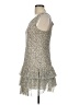 Bali Animal Print Ivory Cocktail Dress Size L (estimated) - photo 5