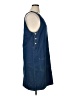 Basic Editions 100% Cotton Blue Casual Dress Size 1X - photo 4
