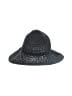 AUGUST 100% Polyester Black Sun Hat One size - photo 1