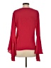 Bailey 44 100% Polyester Red Long Sleeve Blouse Size S - photo 2