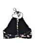 GB Floral Black Swimsuit Top Size L - photo 2
