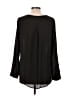 Apt. 9 100% Polyester Black Long Sleeve Blouse Size L - photo 2