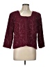 La Belle Burgundy Blazer Size L (estimated) - photo 1