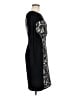 Kay Unger Graphic Black Cocktail Dress Size 8 - photo 4