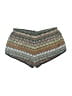 Ecote Chevron-herringbone Blue Shorts Size L - photo 2