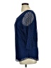 Ashley Blue 100% Polyester Blue 3/4 Sleeve Blouse Size XL - photo 5
