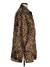 Notations 100% Polyester Animal Print Brown Long Sleeve Blouse Size 1X - photo 4