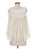 Bensoni Ivory Sleeveless Blouse Size 6 - photo 2