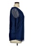 Ashley Blue 100% Polyester Blue 3/4 Sleeve Blouse Size XL - photo 4