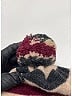 Burberry 100% Lambswool Stripes Burgundy Wool Beanie One size - photo 5