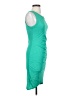 Leith Solid Green Cocktail Dress Size S - photo 4