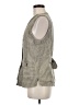 J.Jill 100% Linen Gray Vest Size M - photo 5