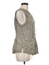 J.Jill 100% Linen Gray Vest Size M - photo 4