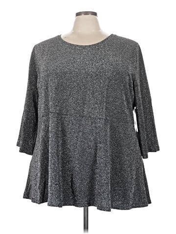 Jessica London 3/4 Sleeve T-Shirt (view 1)
