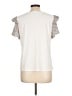 CeCe Ivory Short Sleeve Blouse Size L - photo 2