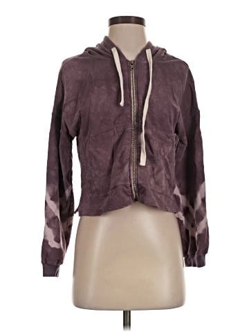 Electric & Rose Zip Up Hoodie (view 1)