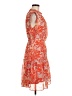 Julia Jordan 100% Polyester Paisley Orange Cocktail Dress Size 6 - photo 4