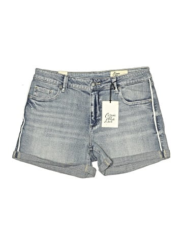 Cosmic Blue Love Denim Shorts (view 1)