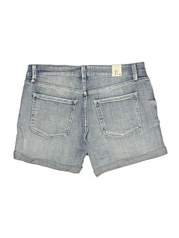 Cosmic Blue Love Denim Shorts (view 2)