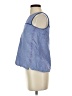 J.Crew Blue Sleeveless Blouse Size 0 - photo 5
