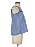 J.Crew Blue Sleeveless Blouse Size 0 - photo 4