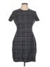 Theory Plaid Gray Casual Dress Size L - photo 1