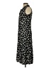 Essentials by Milano 100% Rayon Print Black Casual Dress Size 4 - photo 5