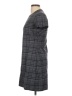 Theory Plaid Gray Casual Dress Size L - photo 5