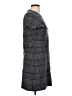 Theory Plaid Gray Casual Dress Size L - photo 4