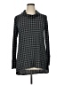 Cuddl Duds Checkered-gingham Gray Long Sleeve Blouse Size XL - photo 1