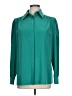 St. John 100% Polyester Teal Long Sleeve Blouse Size 12 - photo 1