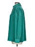 St. John 100% Polyester Teal Long Sleeve Blouse Size 12 - photo 5
