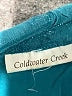 Coldwater Creek 100% Polyester Teal 3/4 Sleeve Blouse One size - photo 7