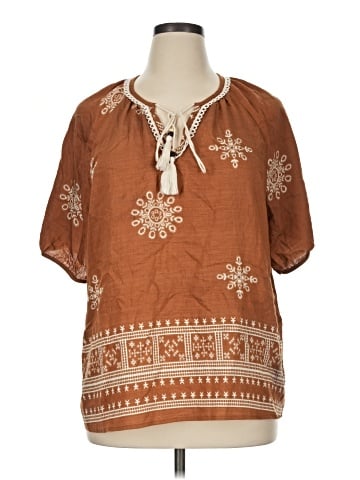 Vivilli Short Sleeve Blouse (view 1)