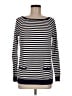 Ann Taylor LOFT Outlet 100% Cotton Stripes Blue Pullover Sweater Size M - photo 1