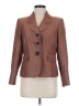 Le Suit 100% Polyester Tweed Brown Blazer Size 8 (petite) - photo 1