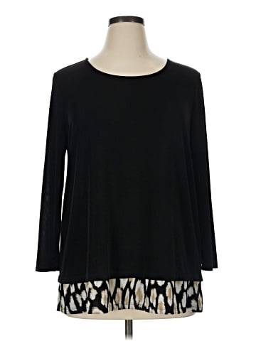 New Directions 3/4 Sleeve Top (view 1)