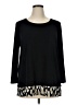 New Directions Black 3/4 Sleeve Top Size XL - photo 1