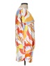 Boston Proper Graphic Orange Casual Dress Size L - photo 4