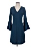 Ann Taylor Solid Blue Casual Dress Size S - photo 1