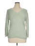 Lauren by Ralph Lauren Chevron-herringbone Green Pullover Sweater Size XL - photo 1